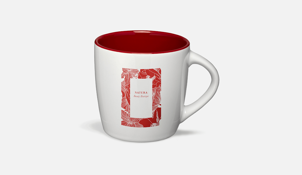 Two-Tone Ceramic Mug – 350 ml 2