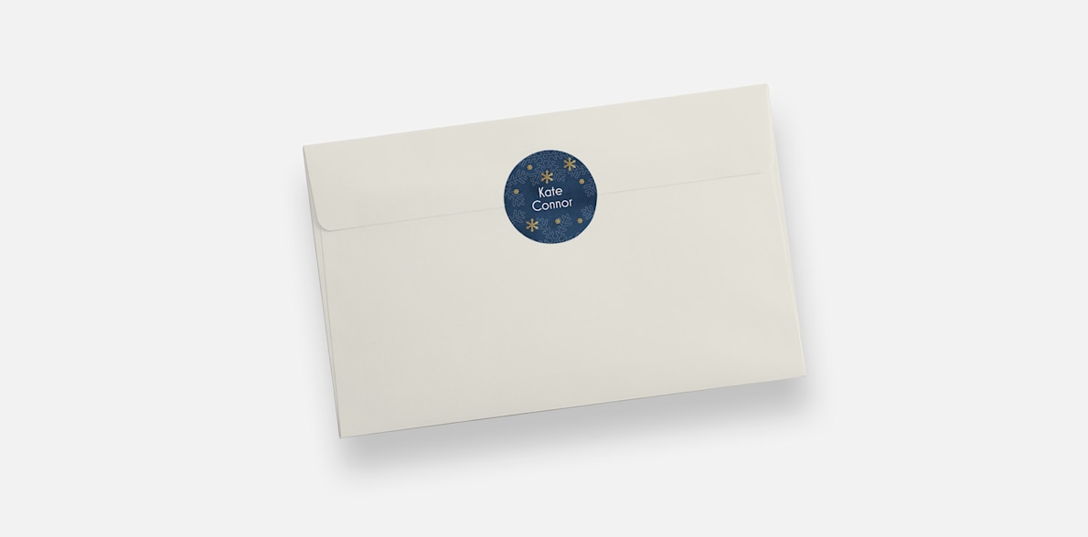 Personalised Envelope Seals & Stickers Vistaprint