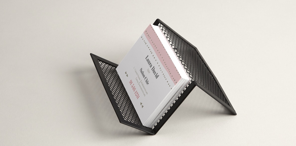 Metal Mesh Business Card Holder 2