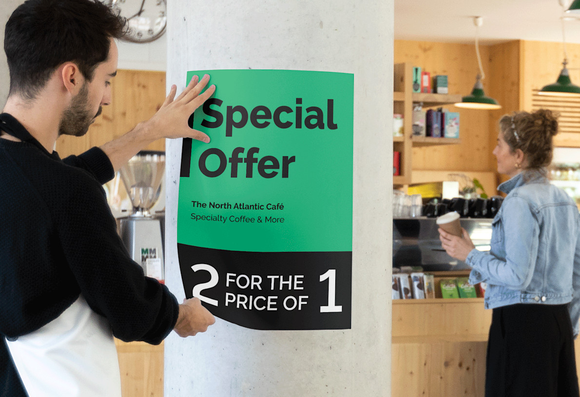 Larger version: Self-adhesive Poster Printing UK