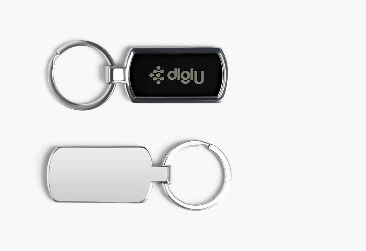 Plain keyring to engrave hot sale