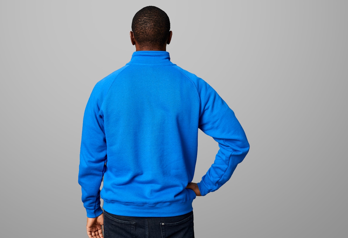 Fruit of the loom half zip fleece outlet