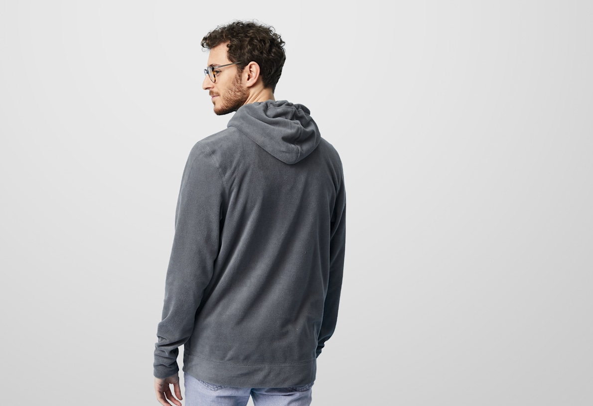Mens white fleece hoodie hot sale