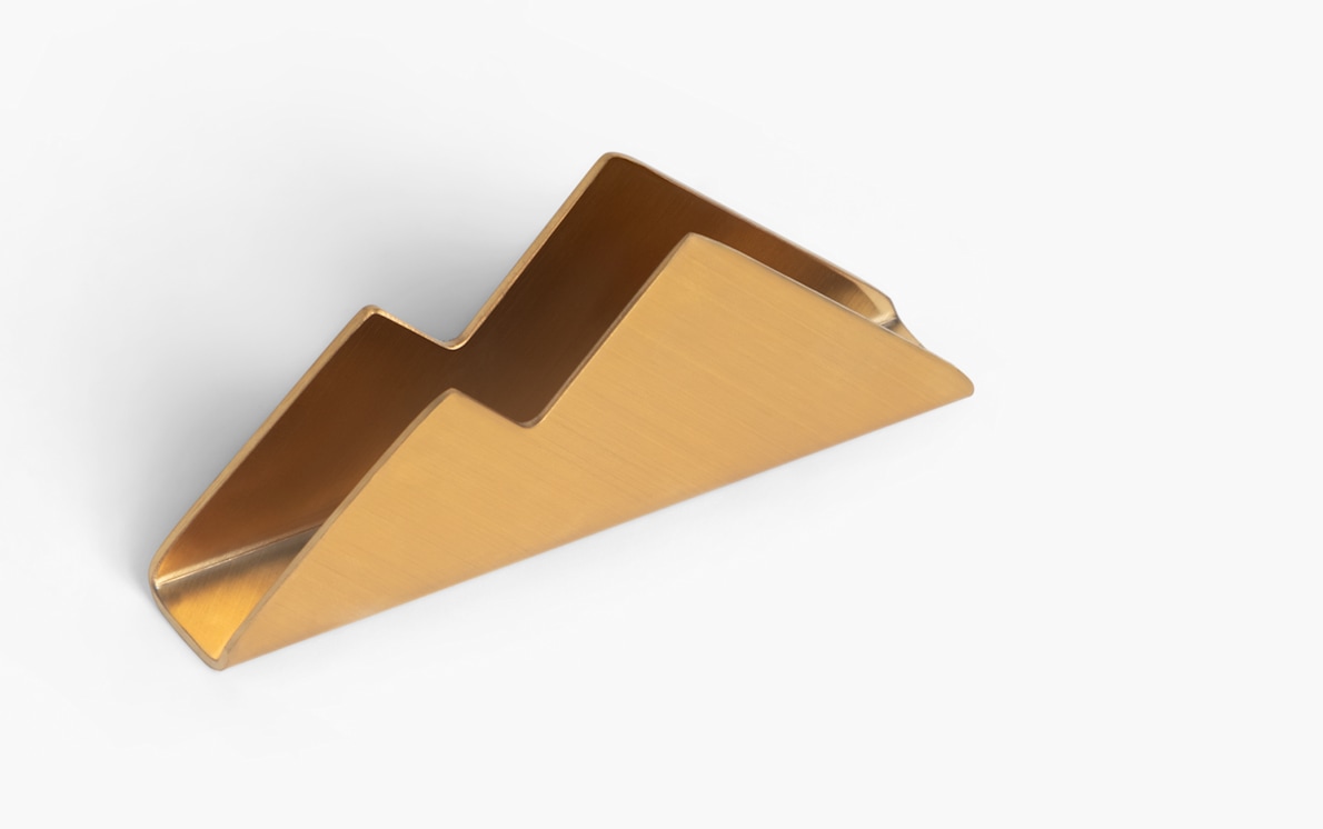 Orange business card holder deals
