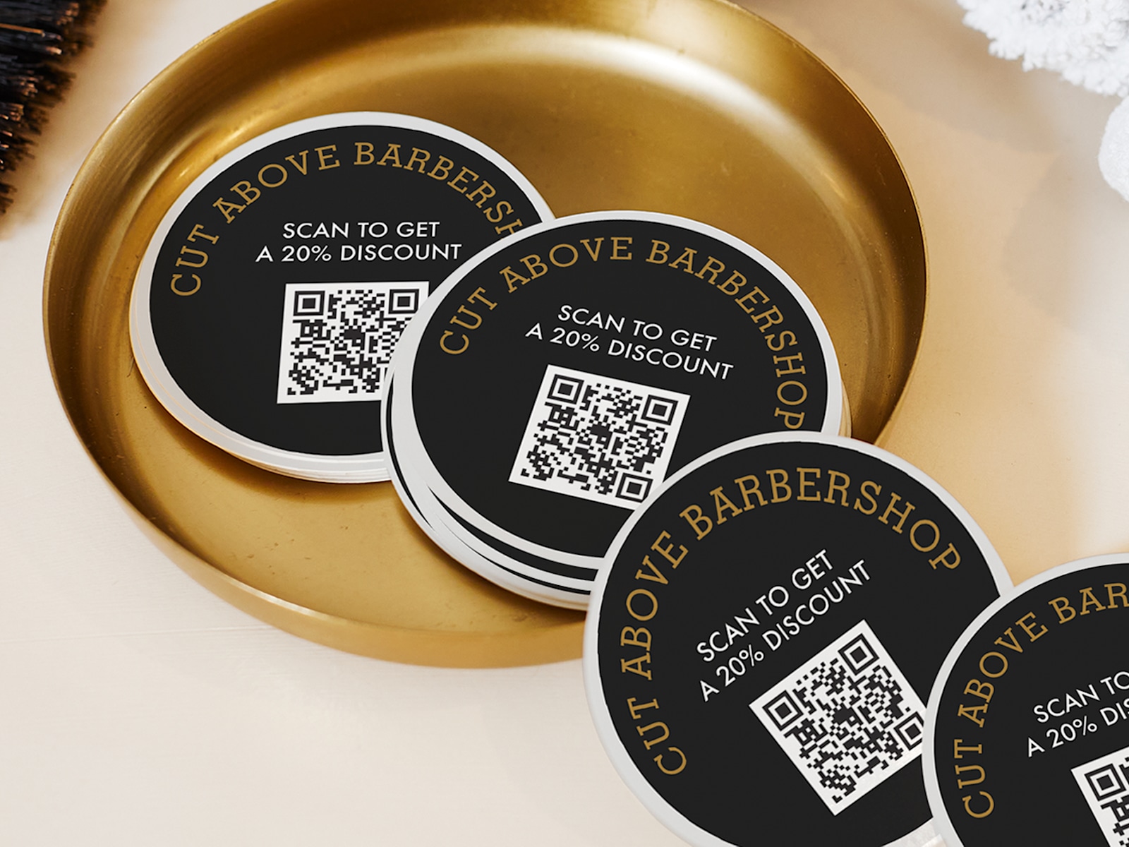 Circular sticker hot sale labels