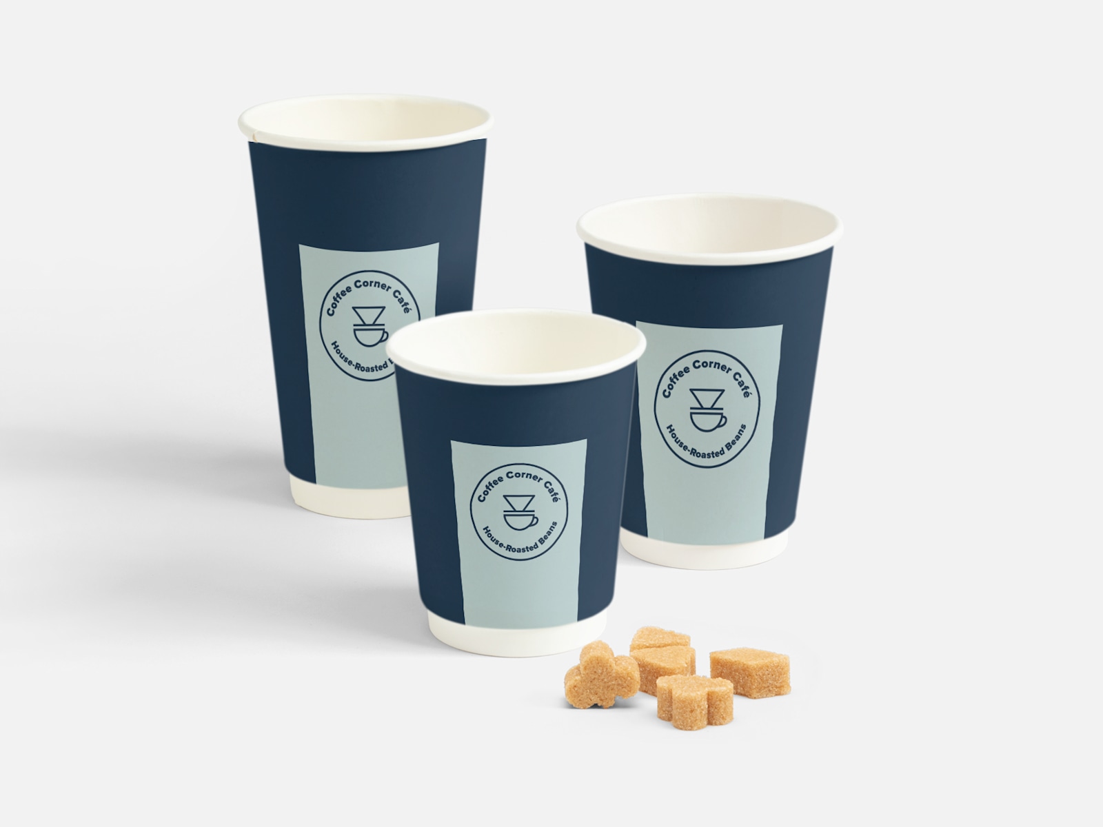 Paper Hot Drink Cups Mockup By INC Design Studio