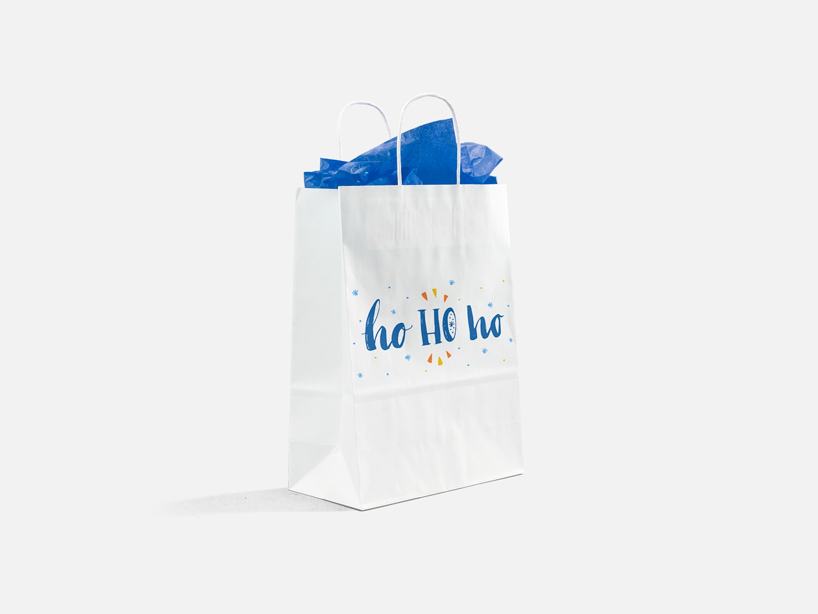 Kraft Paper Bags Brown and White Paper bags VistaPrint