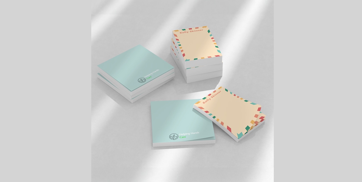 Personalised Sticky Notes VistaPrint UK