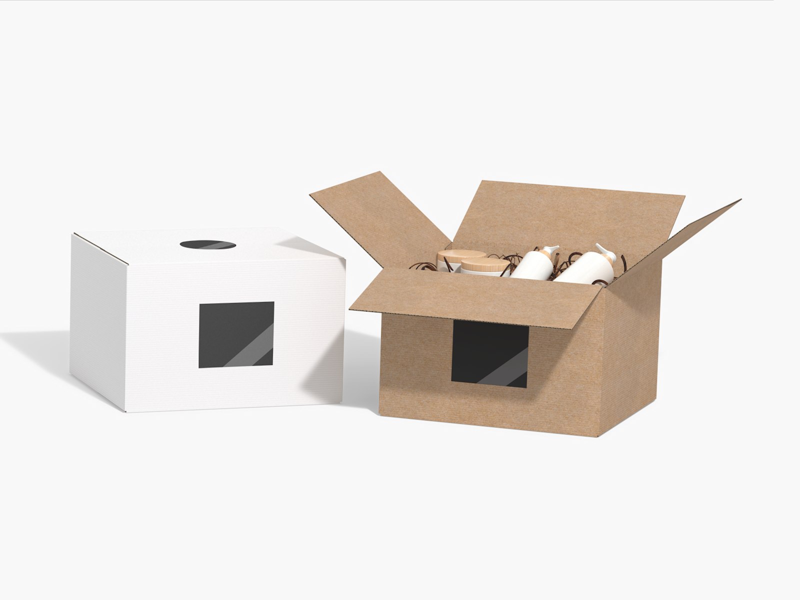 Plain Shipping Boxes 3