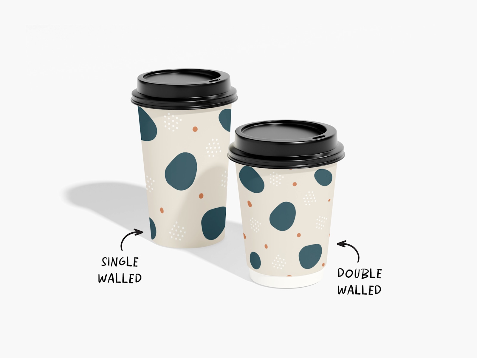 Personalised Paper Cups Disposable Coffee Cups VistaPrint