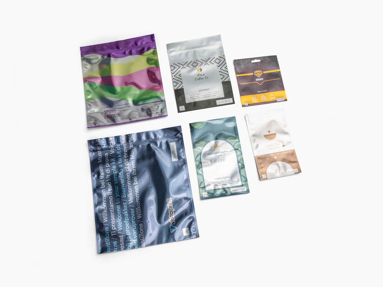 Metallic Custom Pouches