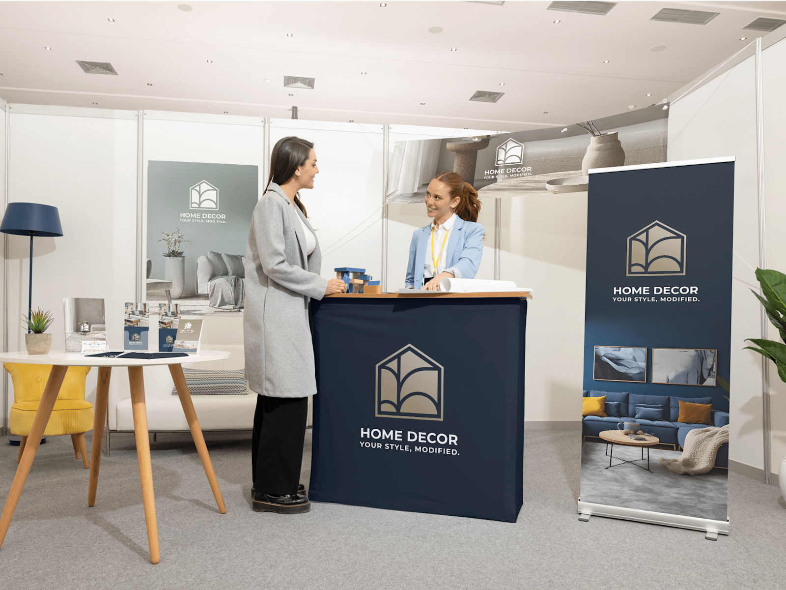Portable Exhibition Counters, Pop-Up Counters for Trade Shows | VistaPrint