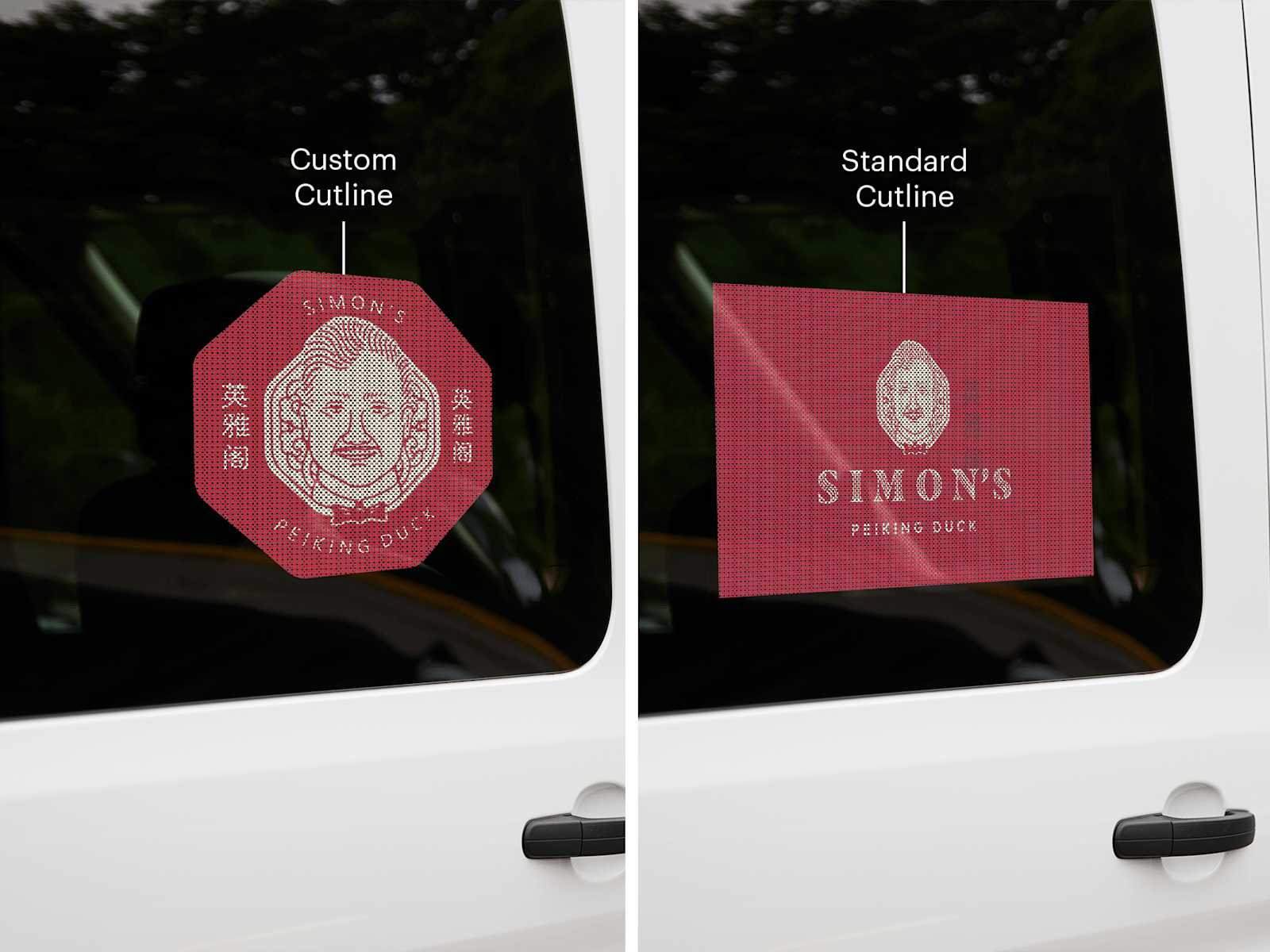 Perforated Car Window Stickers 4