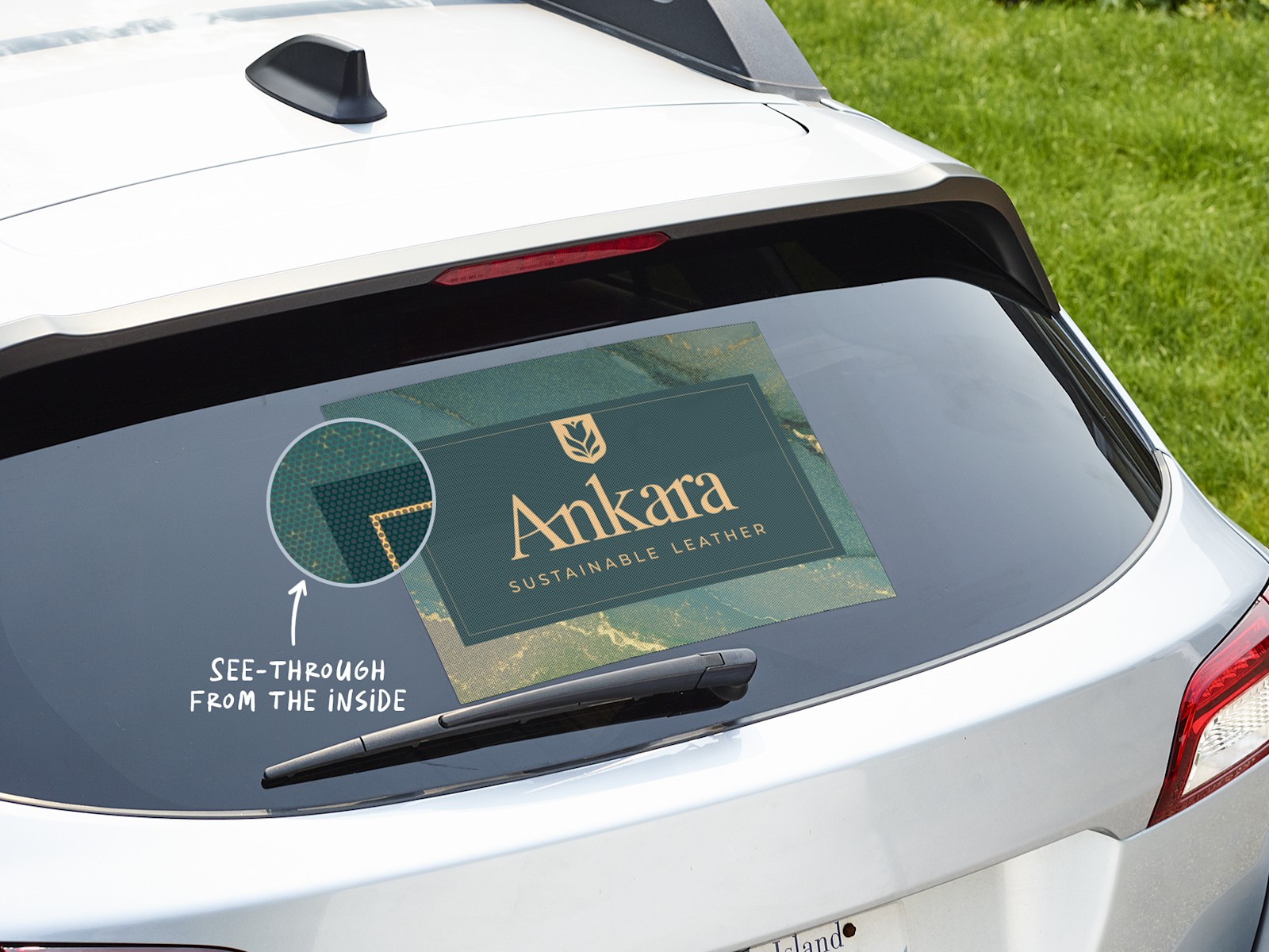 Perforated Car Window Stickers 2
