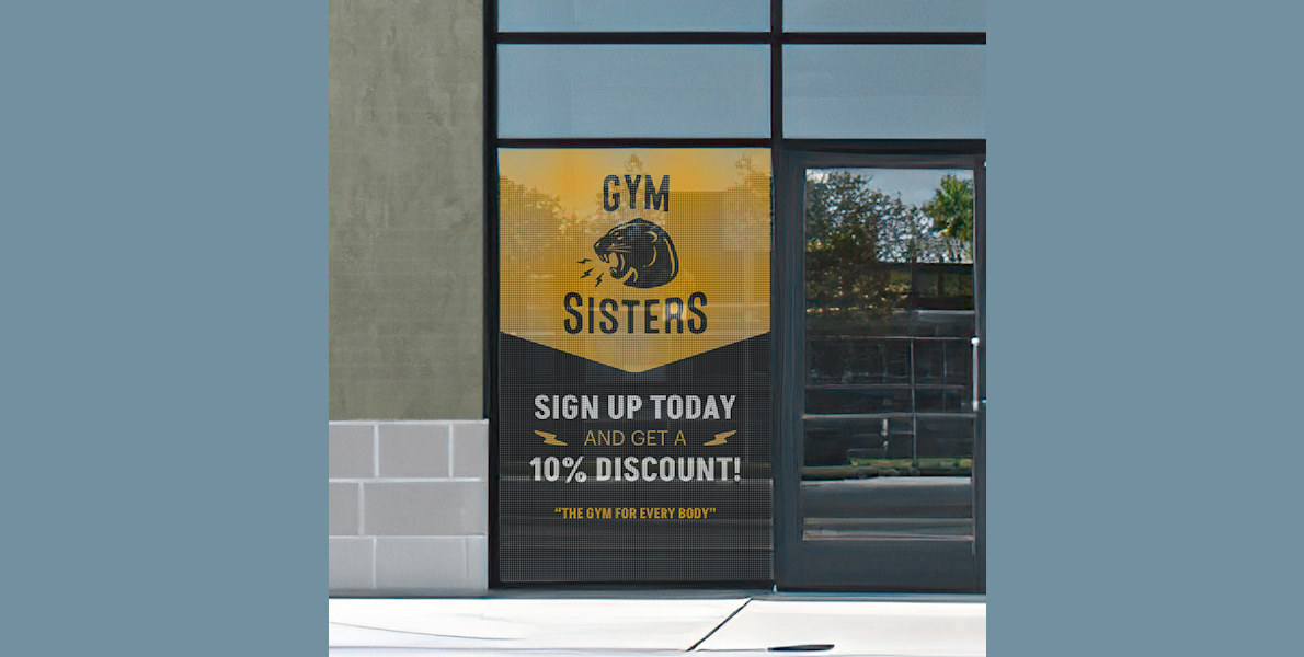 Perforated Window Stickers 2