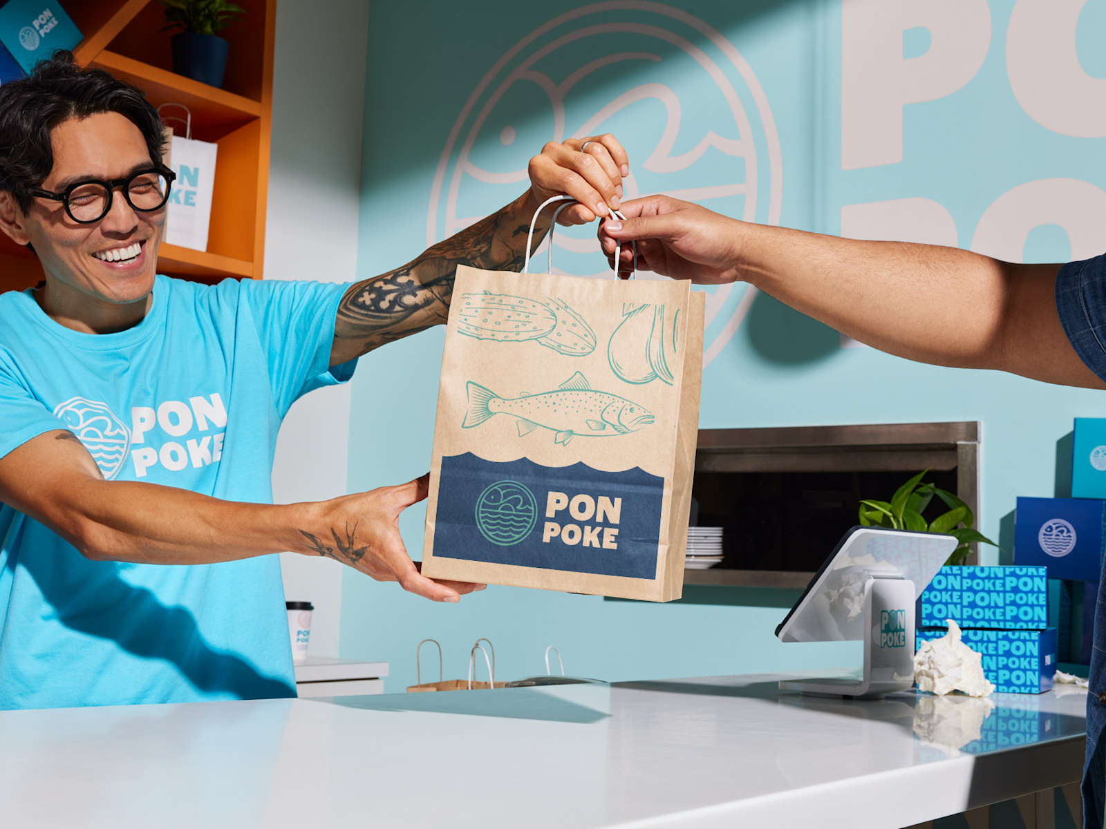 Paper Bags With Single Colour Print 5