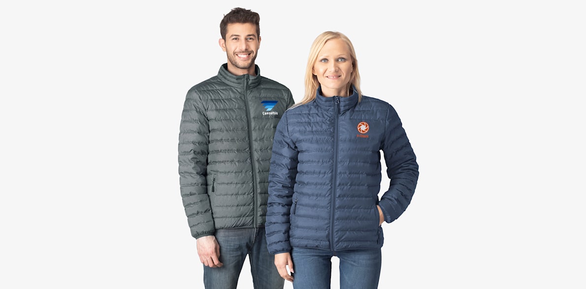 Vistaprint Men's Packable Puffer Jacket