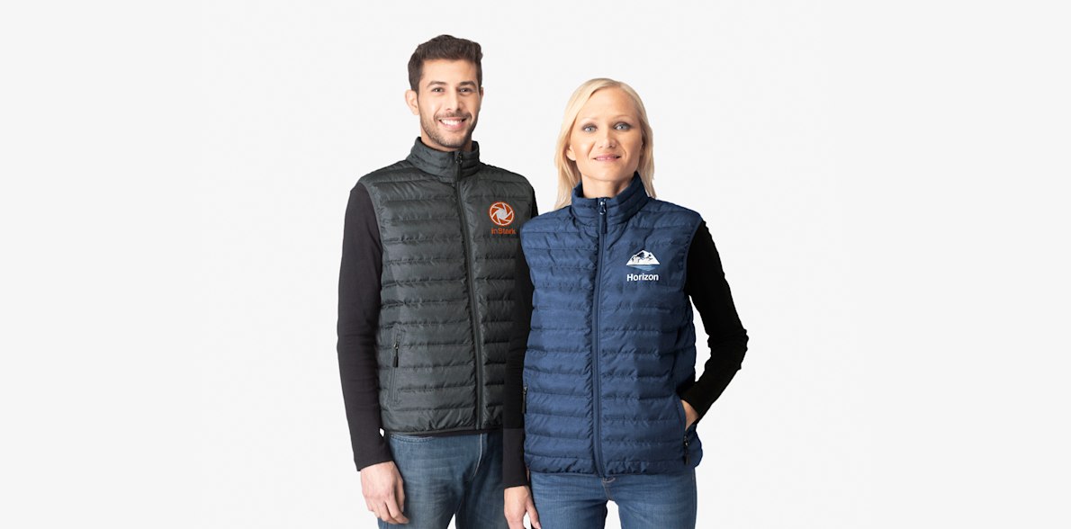 Custom puffer vest on sale