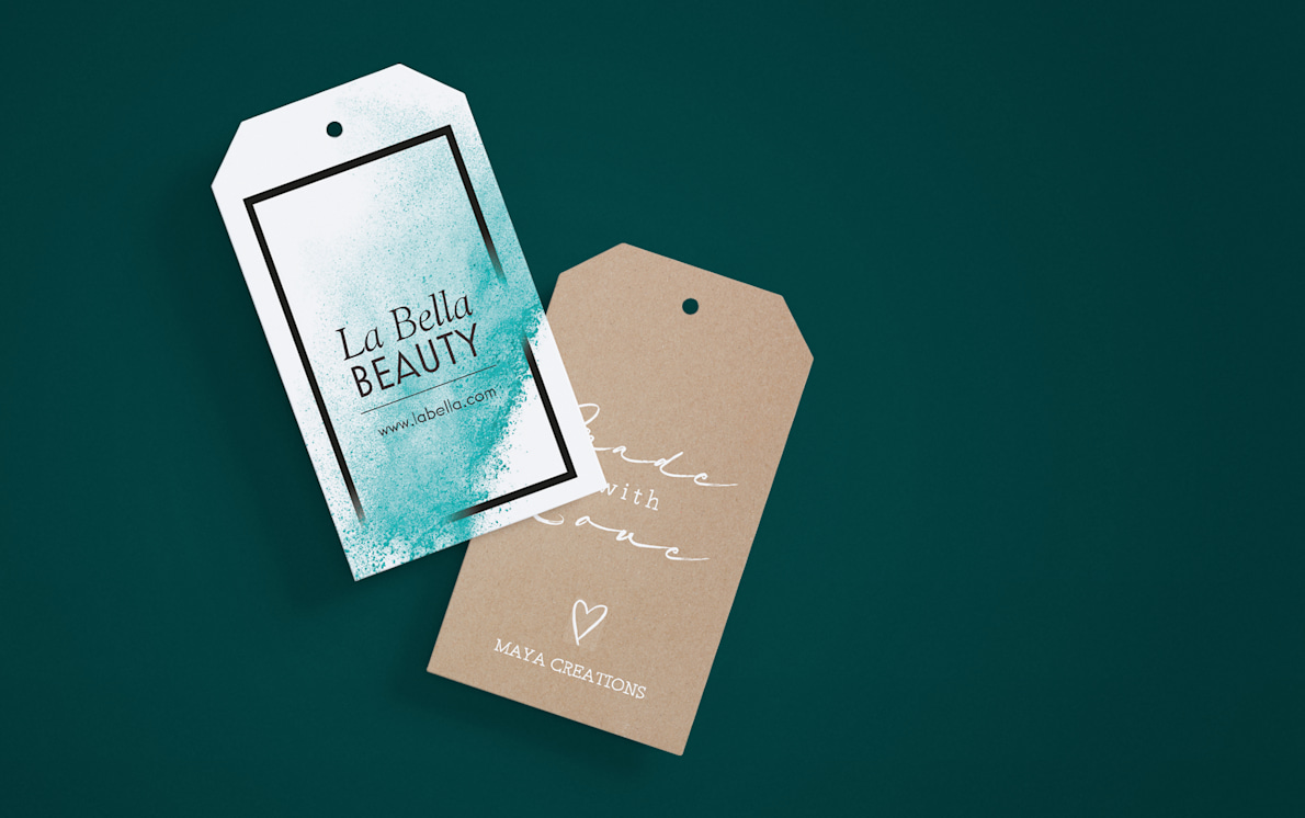 Swing Tags Custom Printed Swing Tags VistaPrint NZ