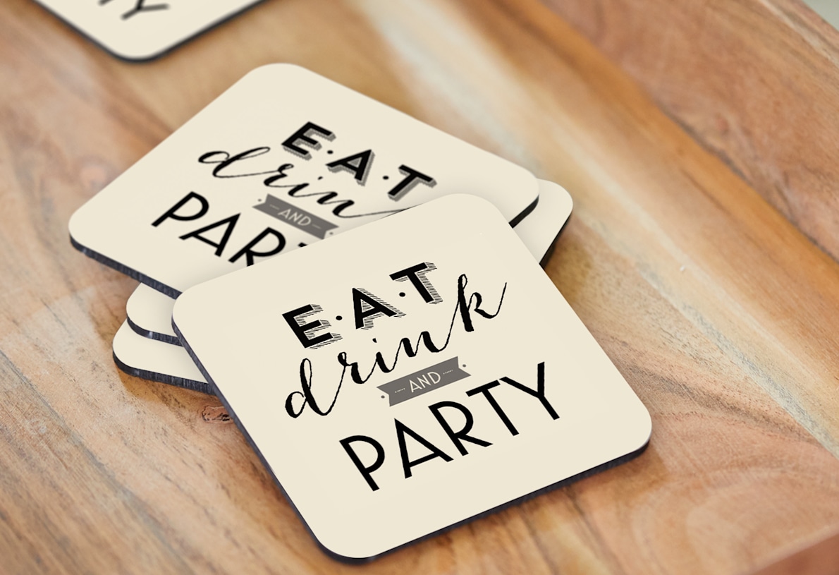 Custom photo coasters