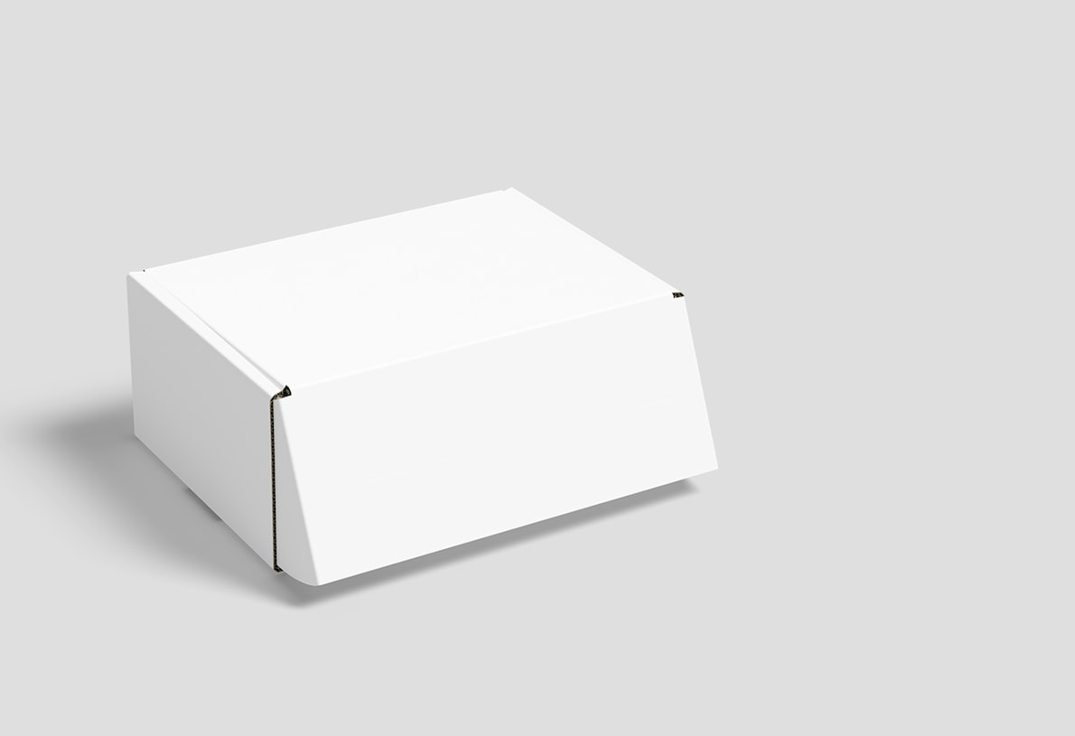 Plain white 2025 shipping boxes