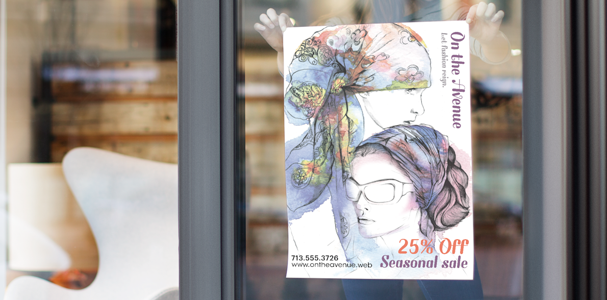 Poster printing outlet