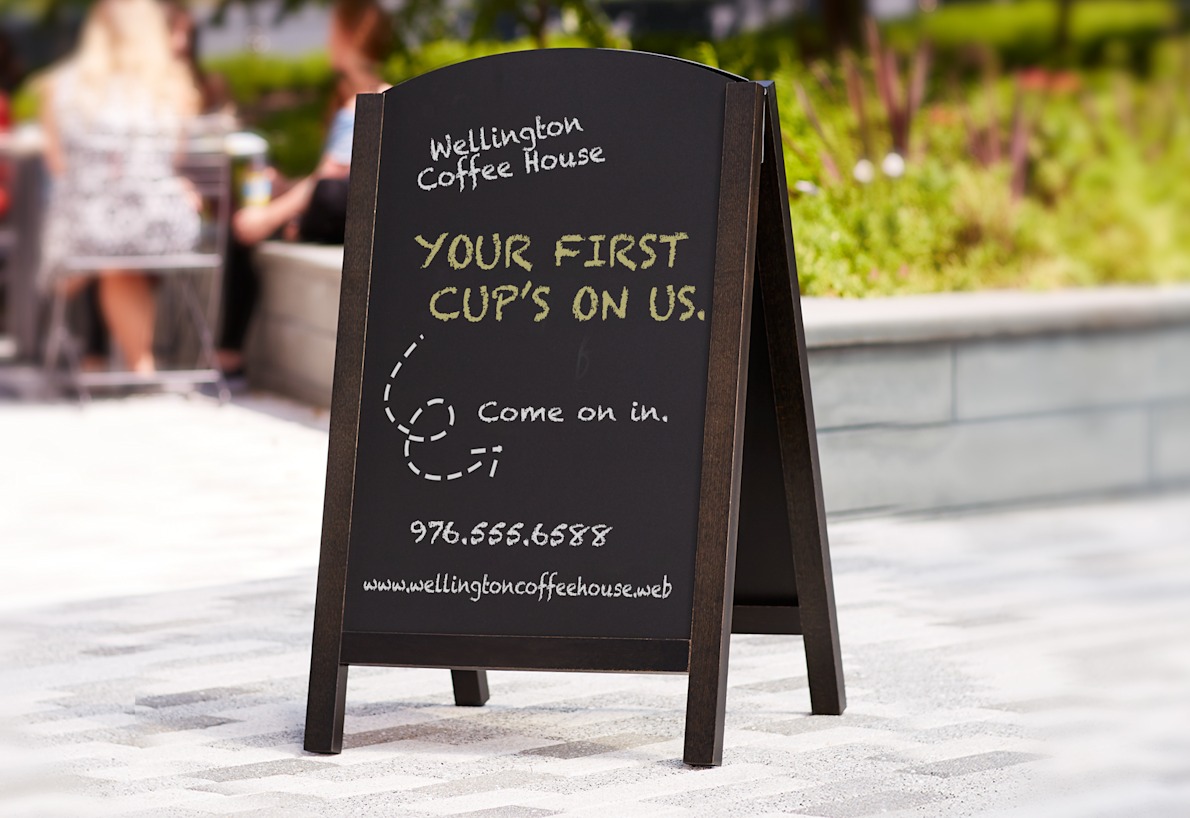 Chalkboard website top