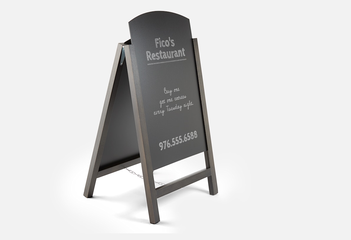 Custom Chalkboard Signs, Chalk Menu Board VistaPrint