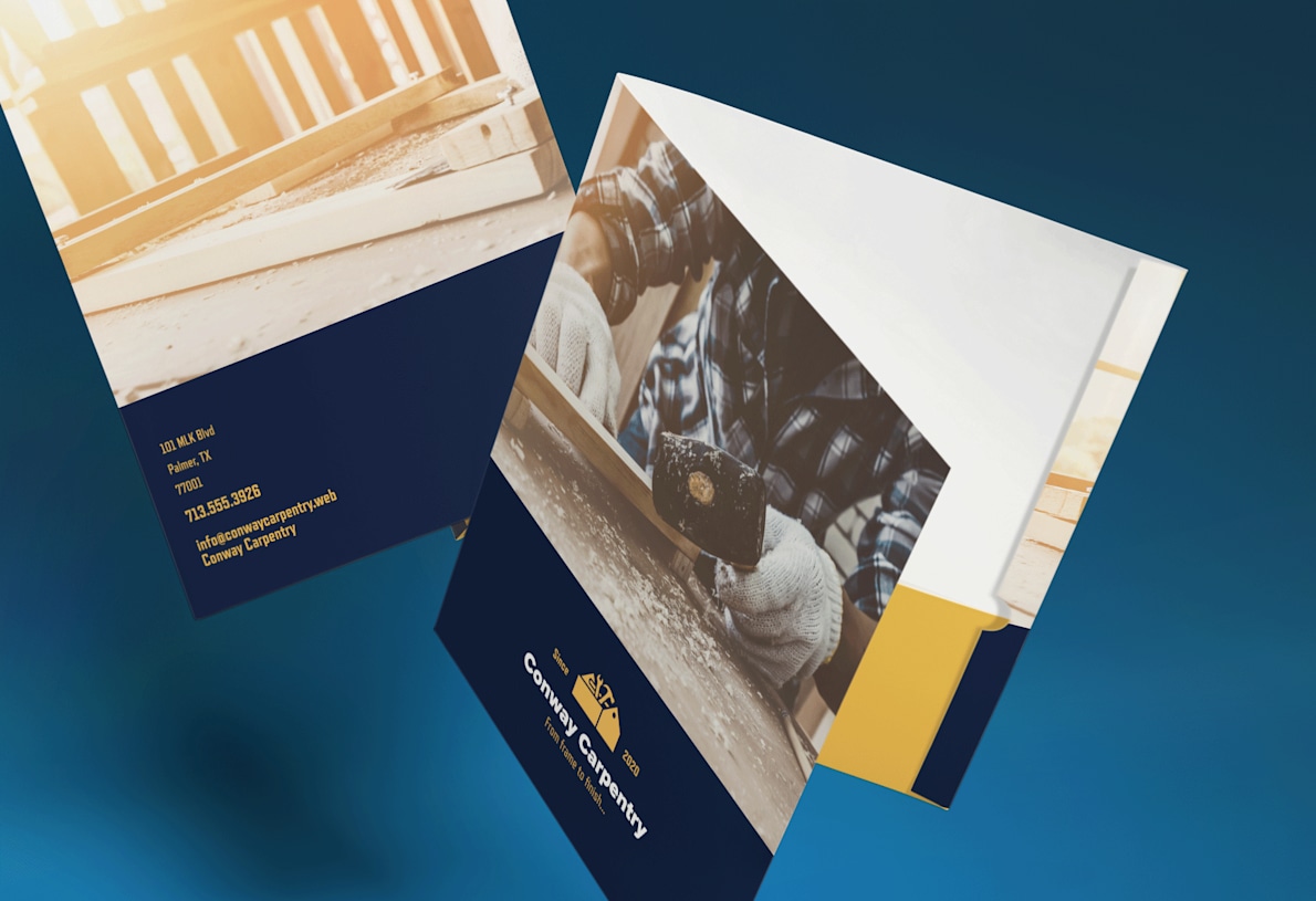 Custom Folders, Presentation Folders with Logo VistaPrint