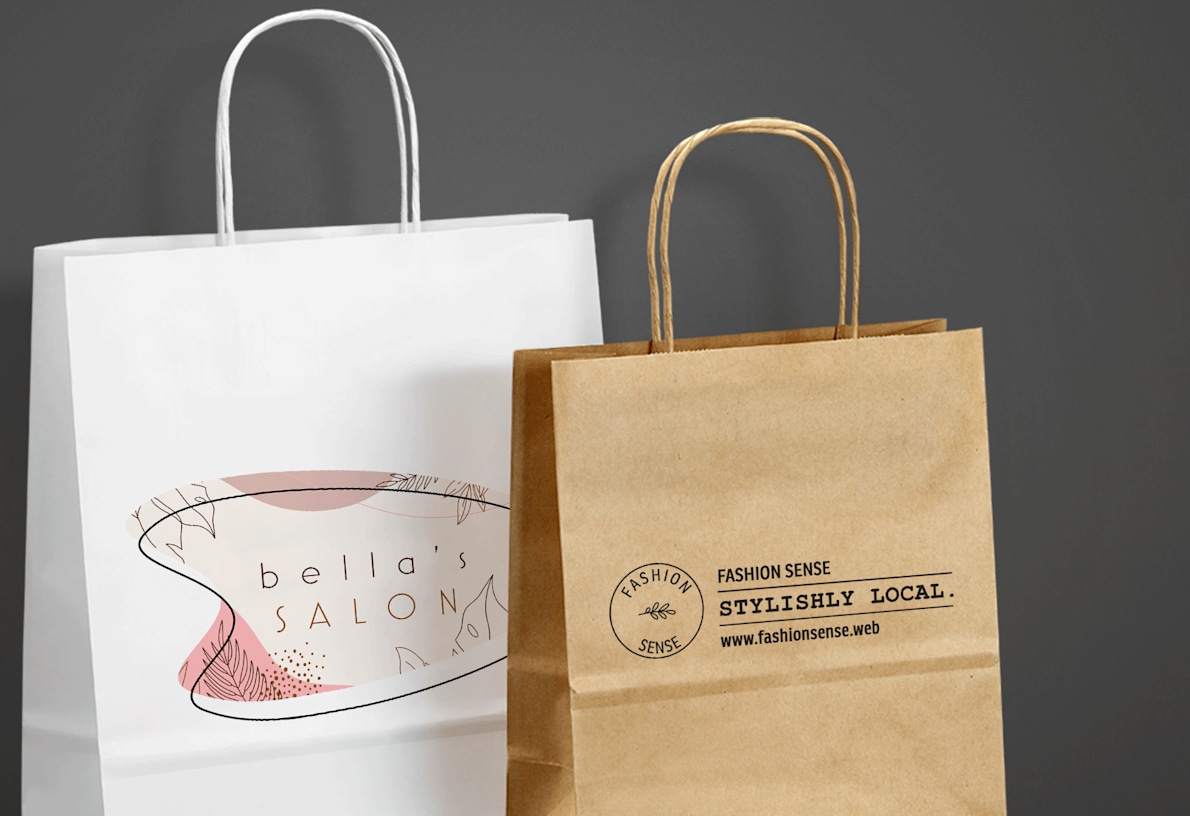 Custom shop bags clearance