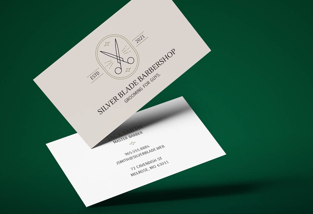 Custom Standard Business Cards, Business Card Printing | VistaPrint