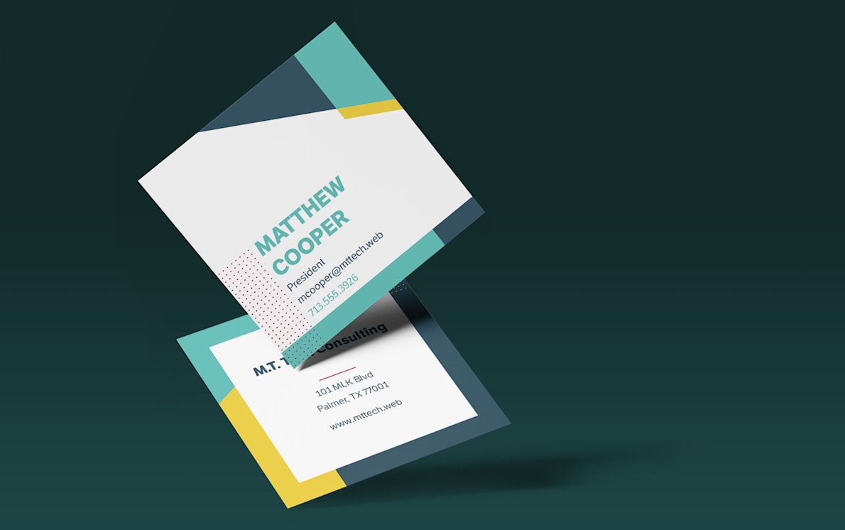 Square Business Cards 2