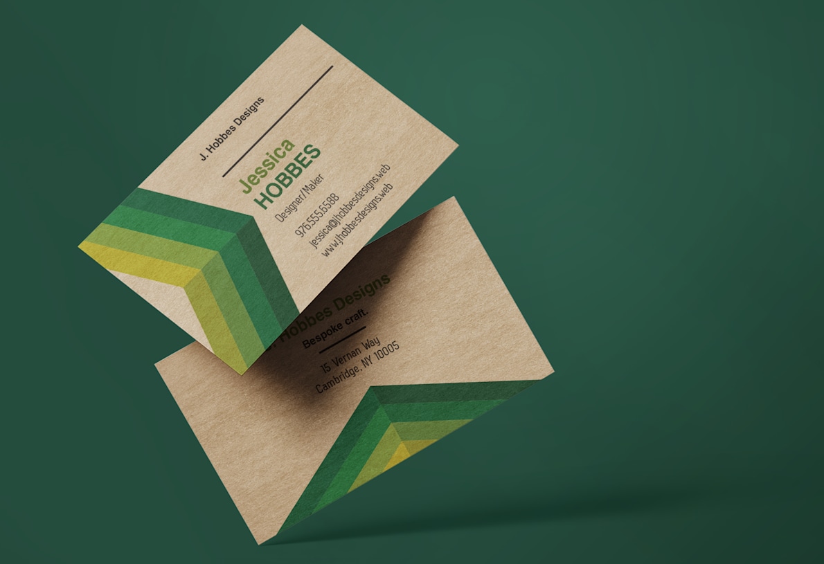 Custom Linen Business Cards