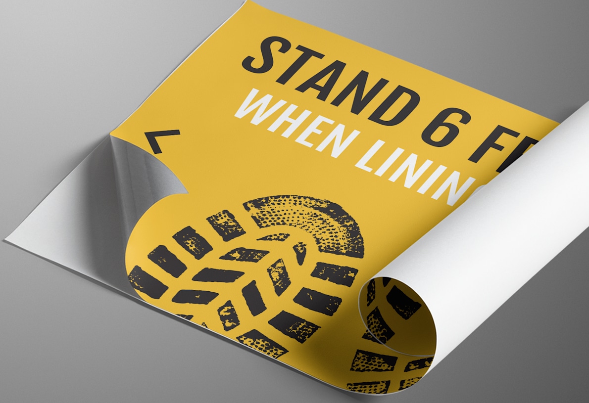 Custom floor sales sticker