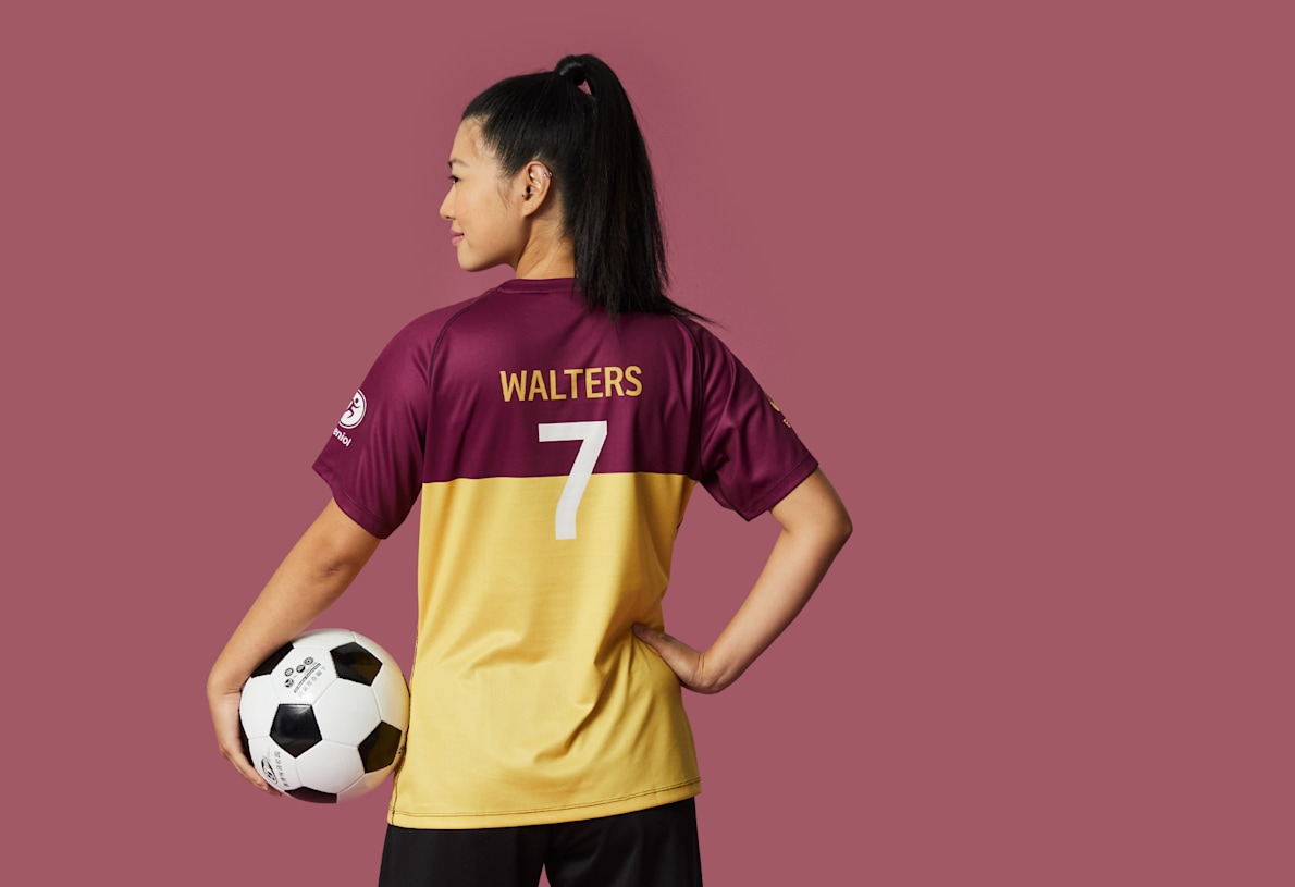 Custom women's soccer jerseys, personalized teamwear