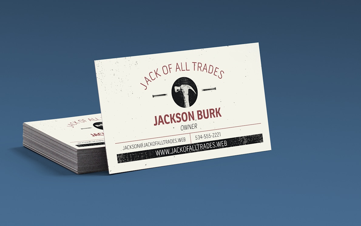 Peel & Stick Business Card Magnets (BLANK)