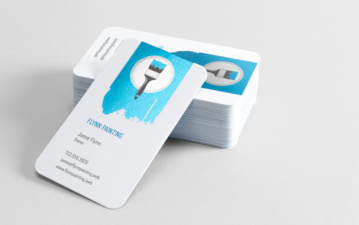 Raised Foil Business Cards, Foil Business Cards