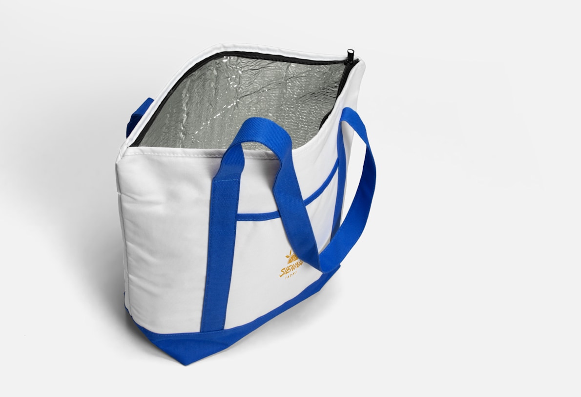 VistaPrint® Large Zip Cotton Tote Bag