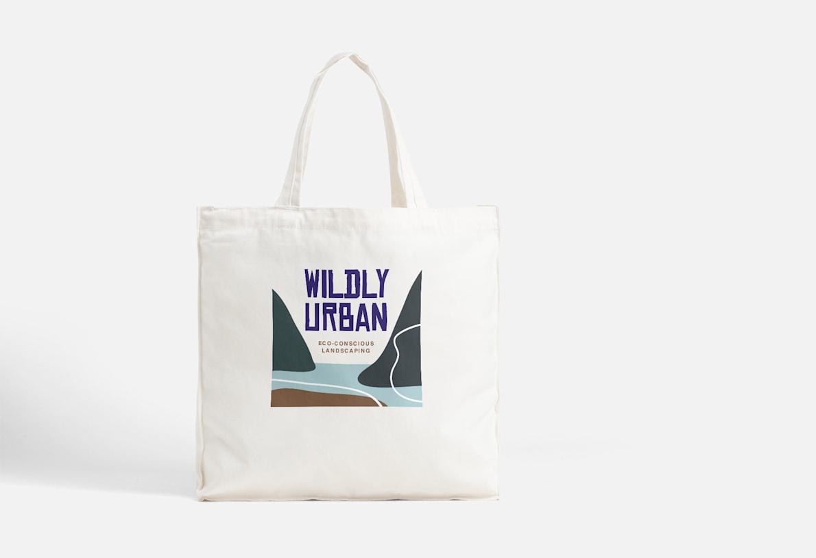 VistaPrint Two-Tone Zip Cotton Tote Bag