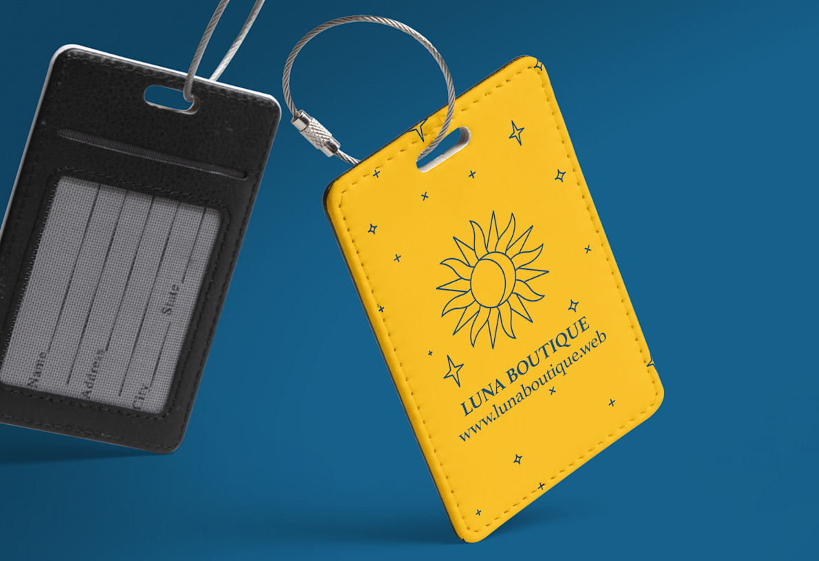 Personalized Engraved Leather Luggage Tag (11 designs)