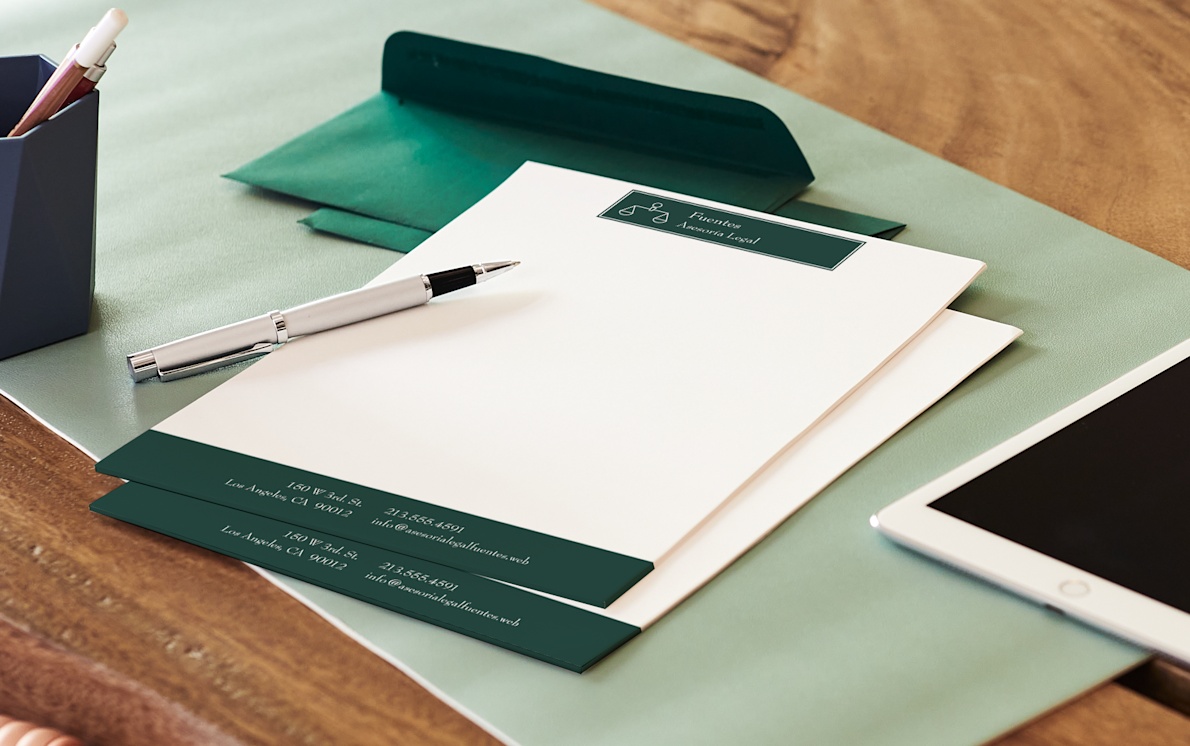 personalized letterhead