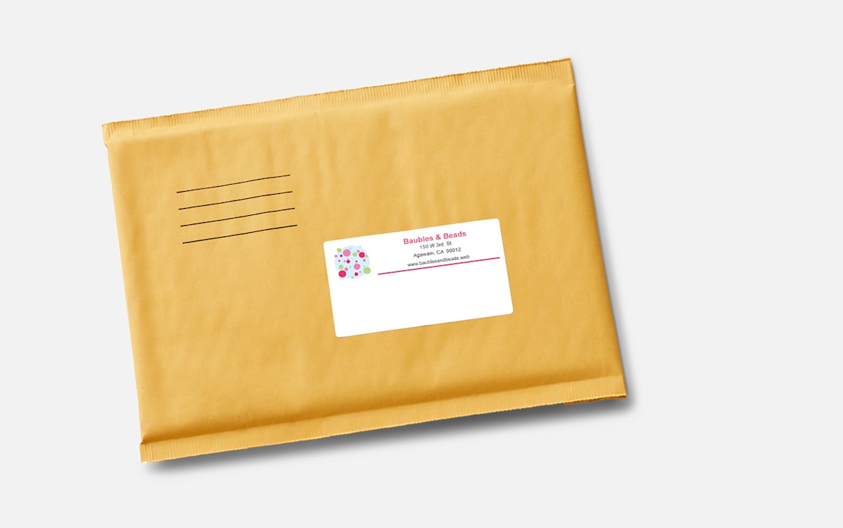 Using address labels stickers speeds up the wedding invitations' maili