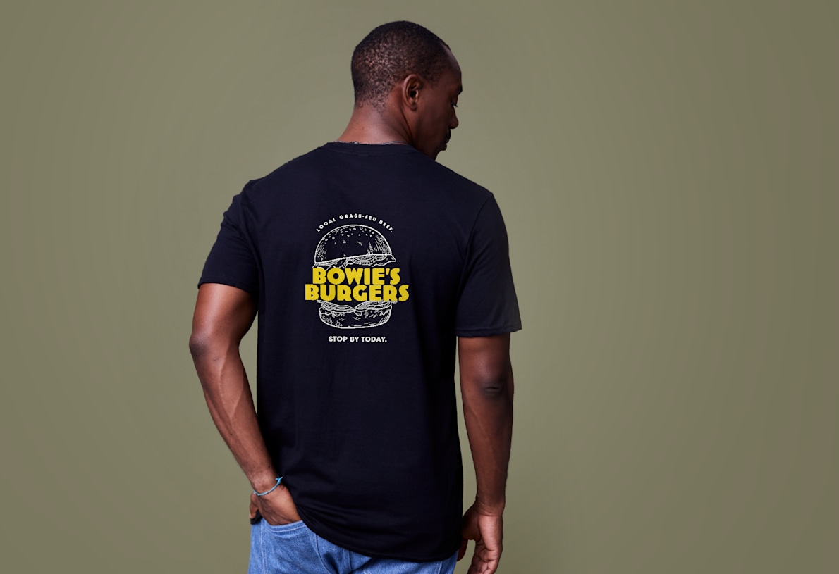 Custom T-Shirt Front & Back Small Business Customized Double Sided Tee Shirt