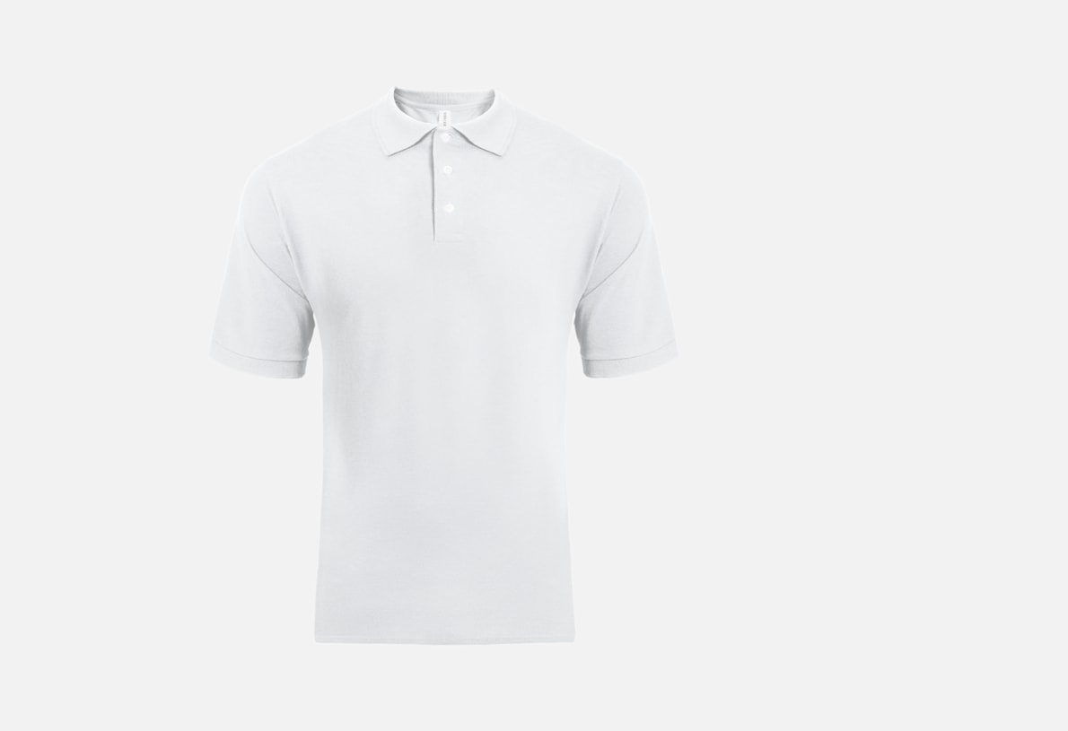 White polo shirt deals near me