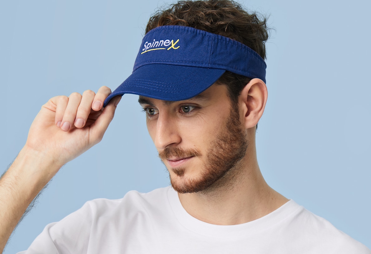 Valucap Bio Washed Visor Custom Visors VistaPrint US