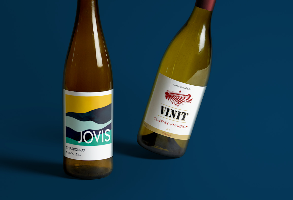 Custom shop wine labels