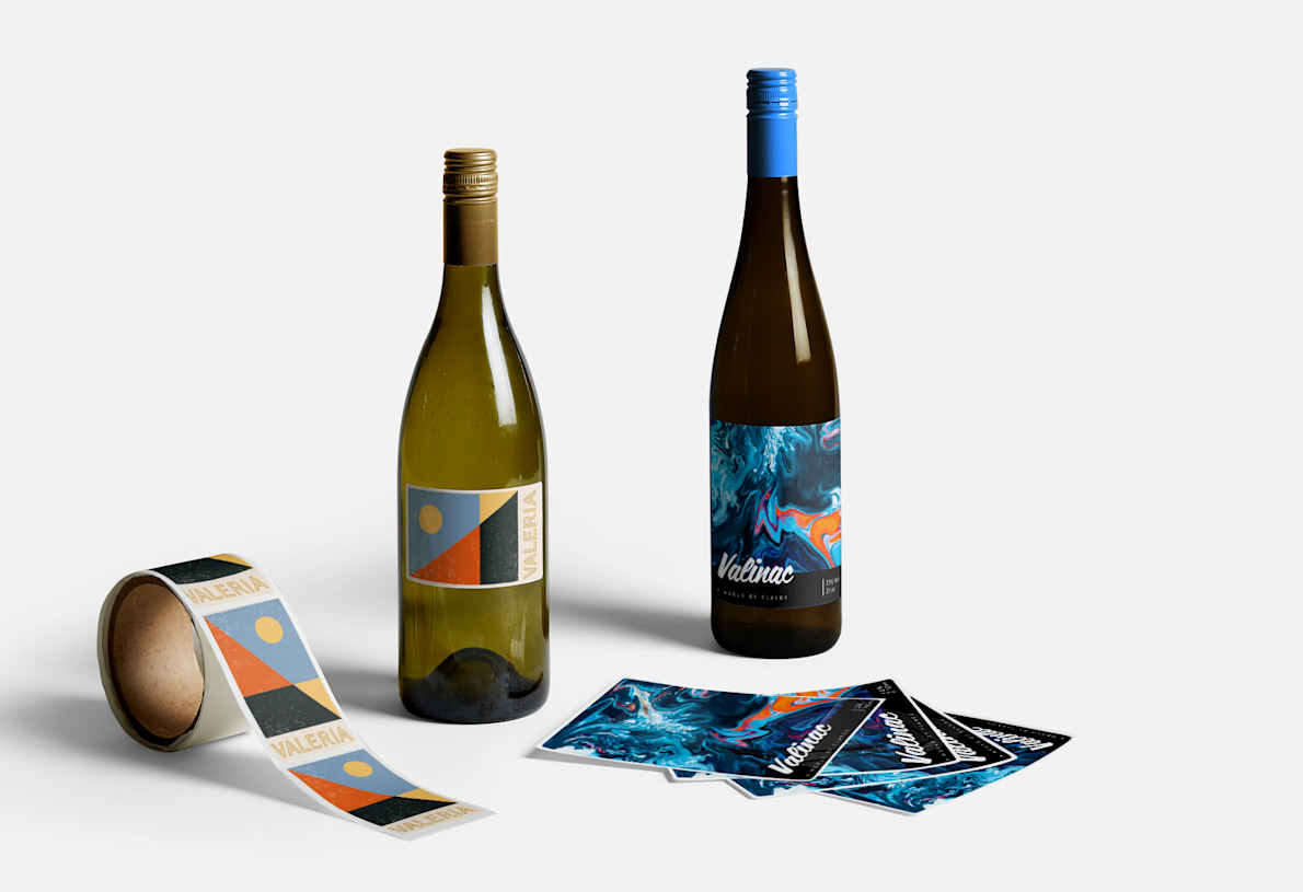 Wine shelf labels best sale
