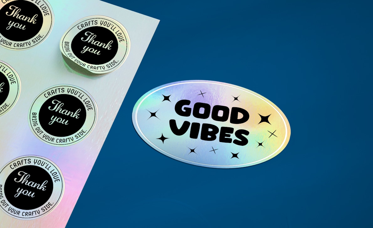 Holographic stickers, Free shipping