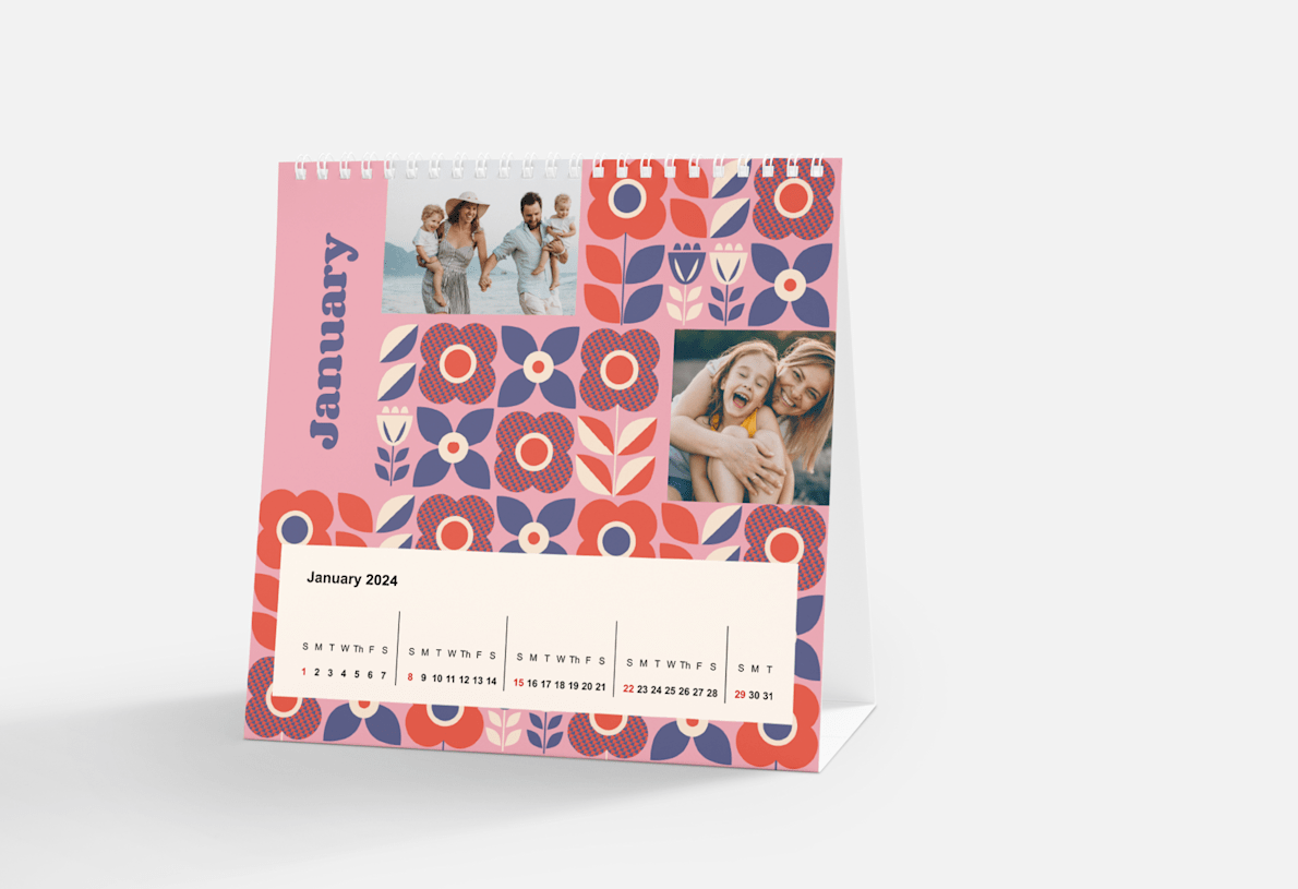 Custom Desk Calendars & Photo Desk Calendars VistaPrint