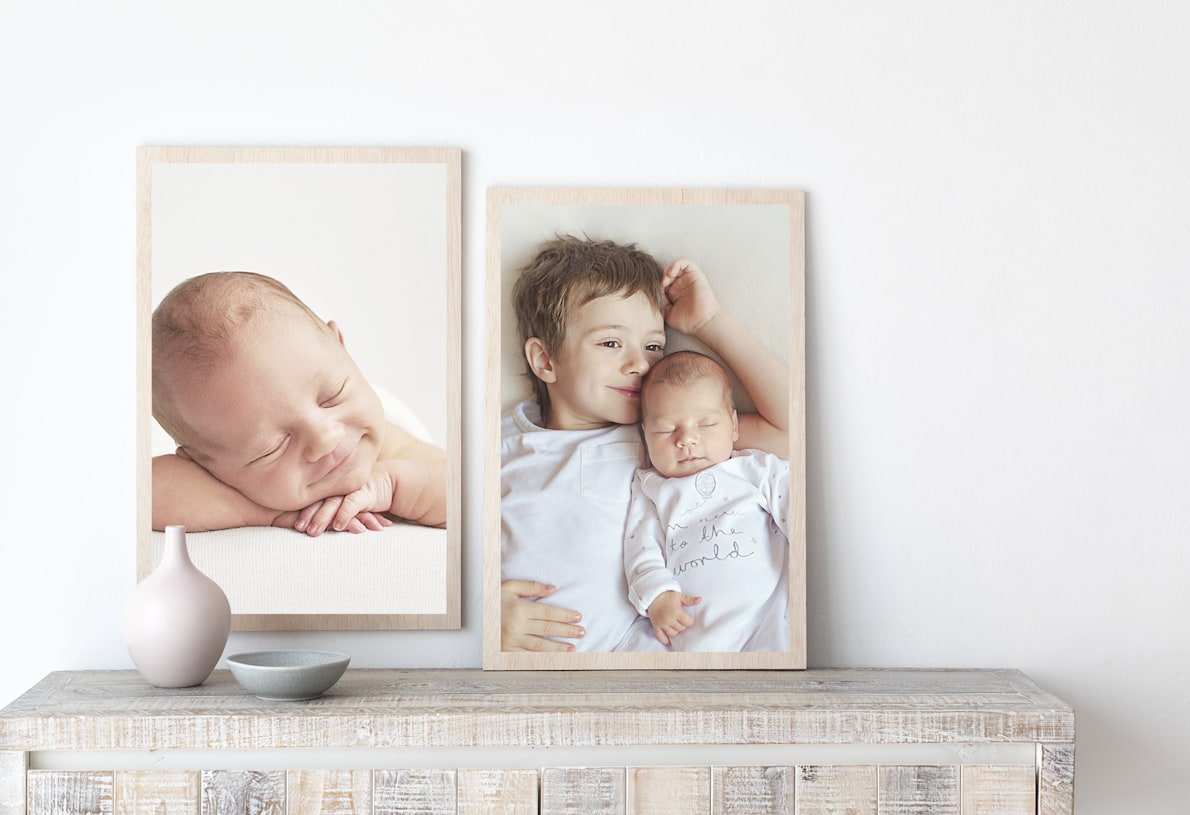 Wood Framed Photo Custom Photo Print Picture on Wood Photo on Wood Wood Framed  Prints Framed Wood Photo Your Photo Printed Wood 